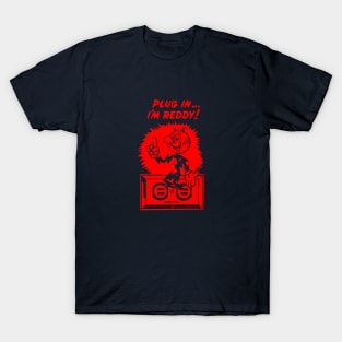 plug in reddy kilowatt red T-Shirt